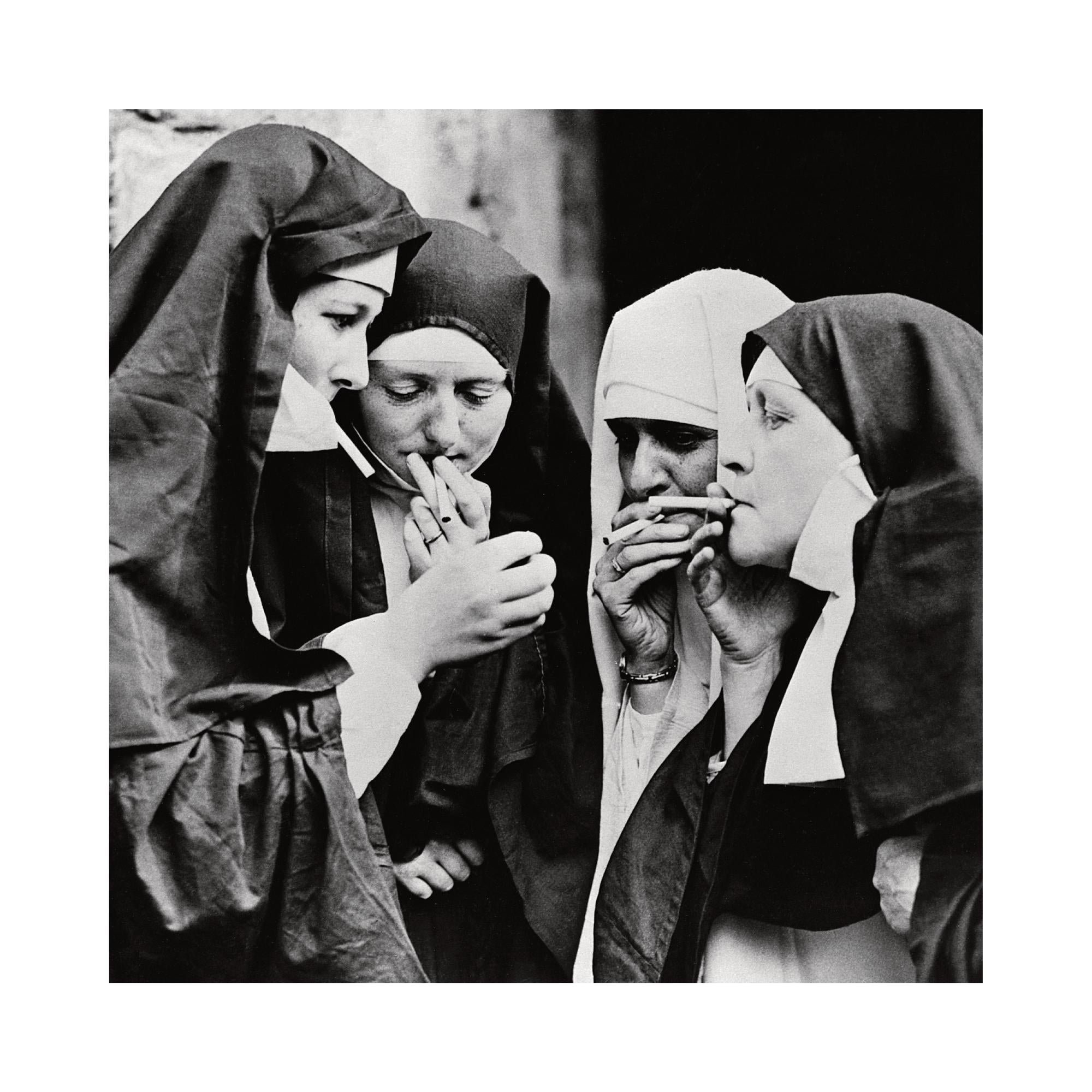 Nuns Smoking Print