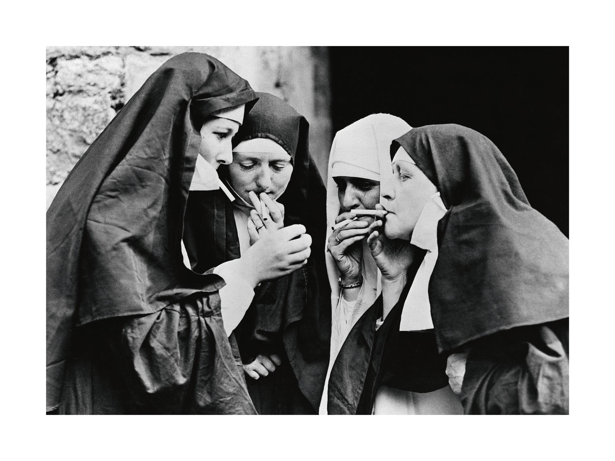 Nuns Smoking Print