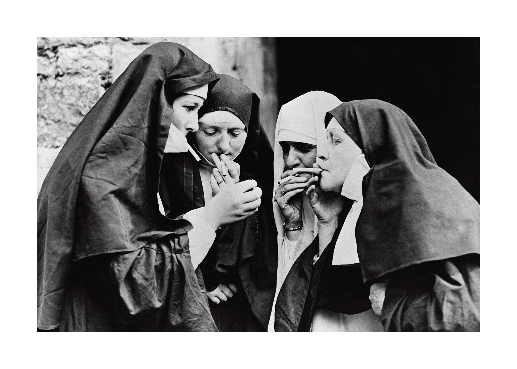 Nuns Smoking Print
