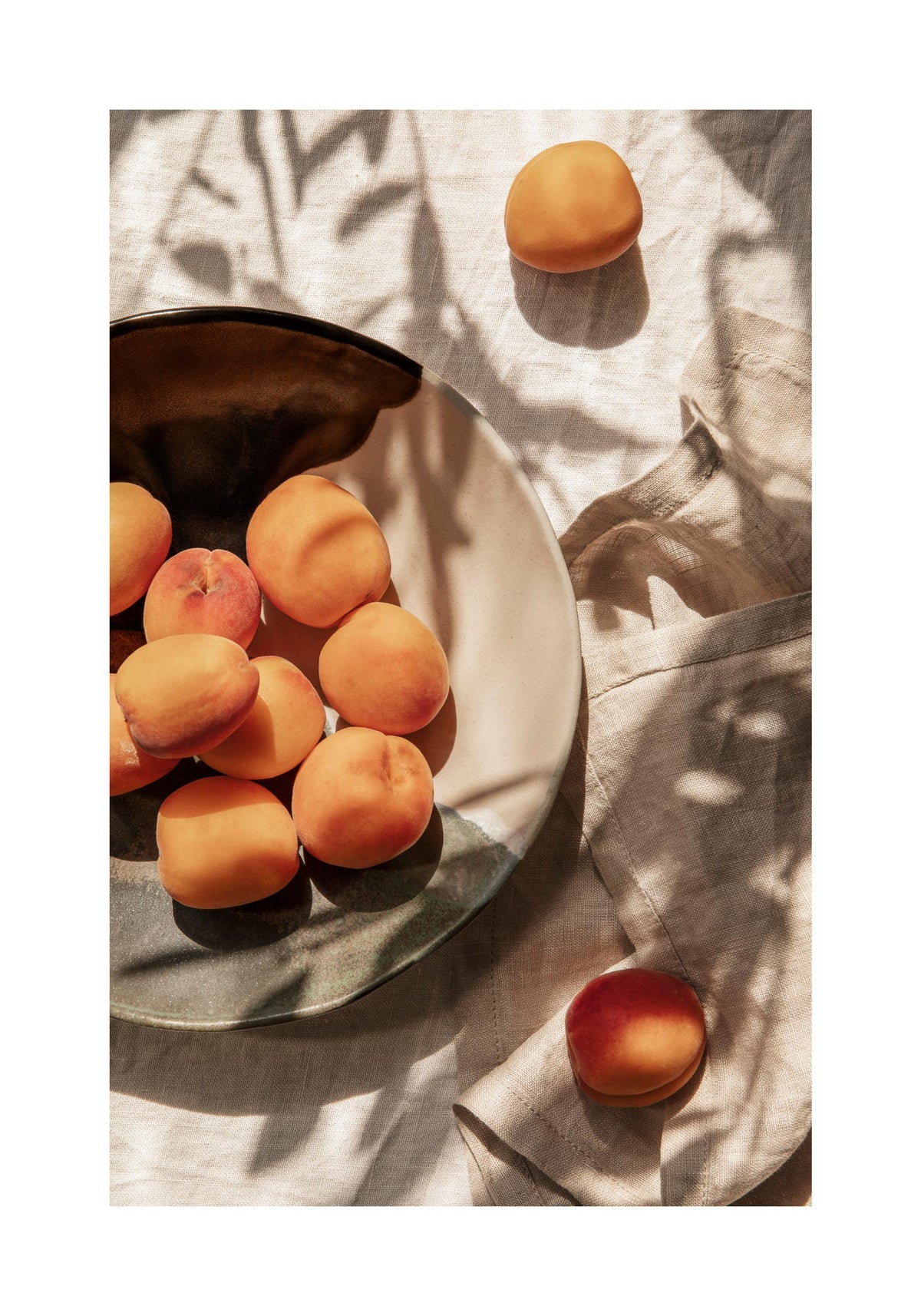 Apricots In Sunlight Print