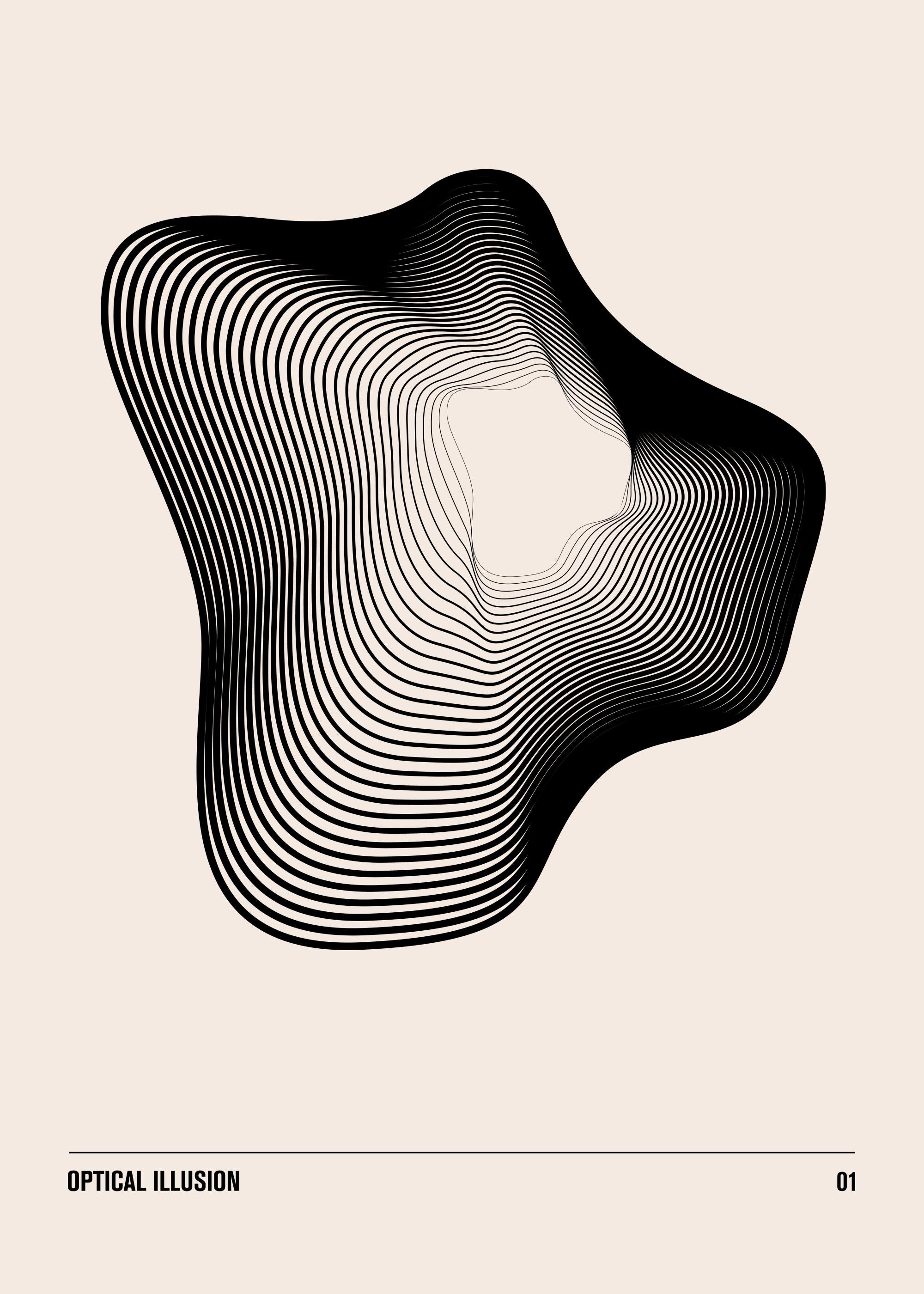 Optical Illusion No1 Print