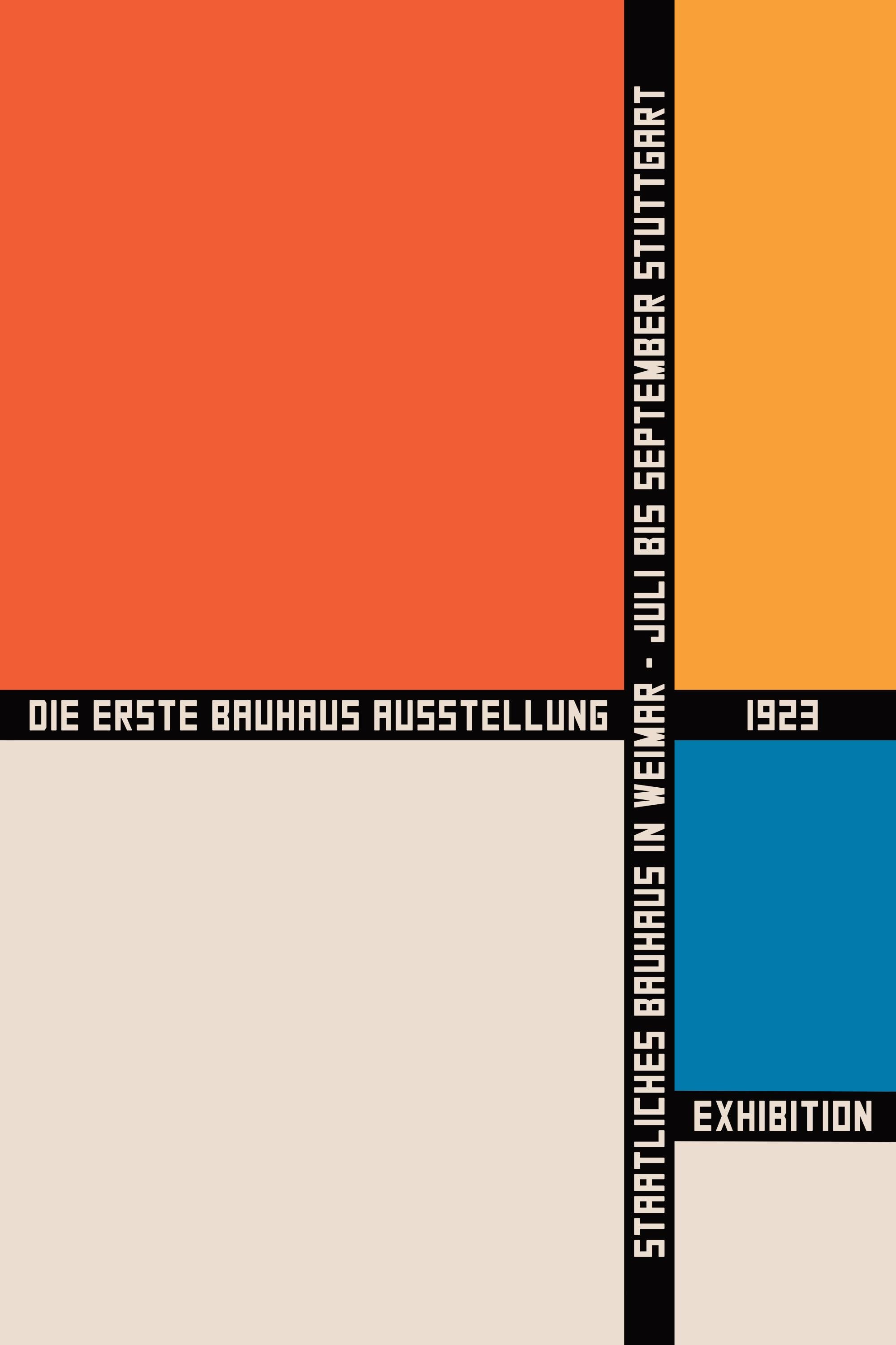 Bauhaus Geometric Color Blocks Print