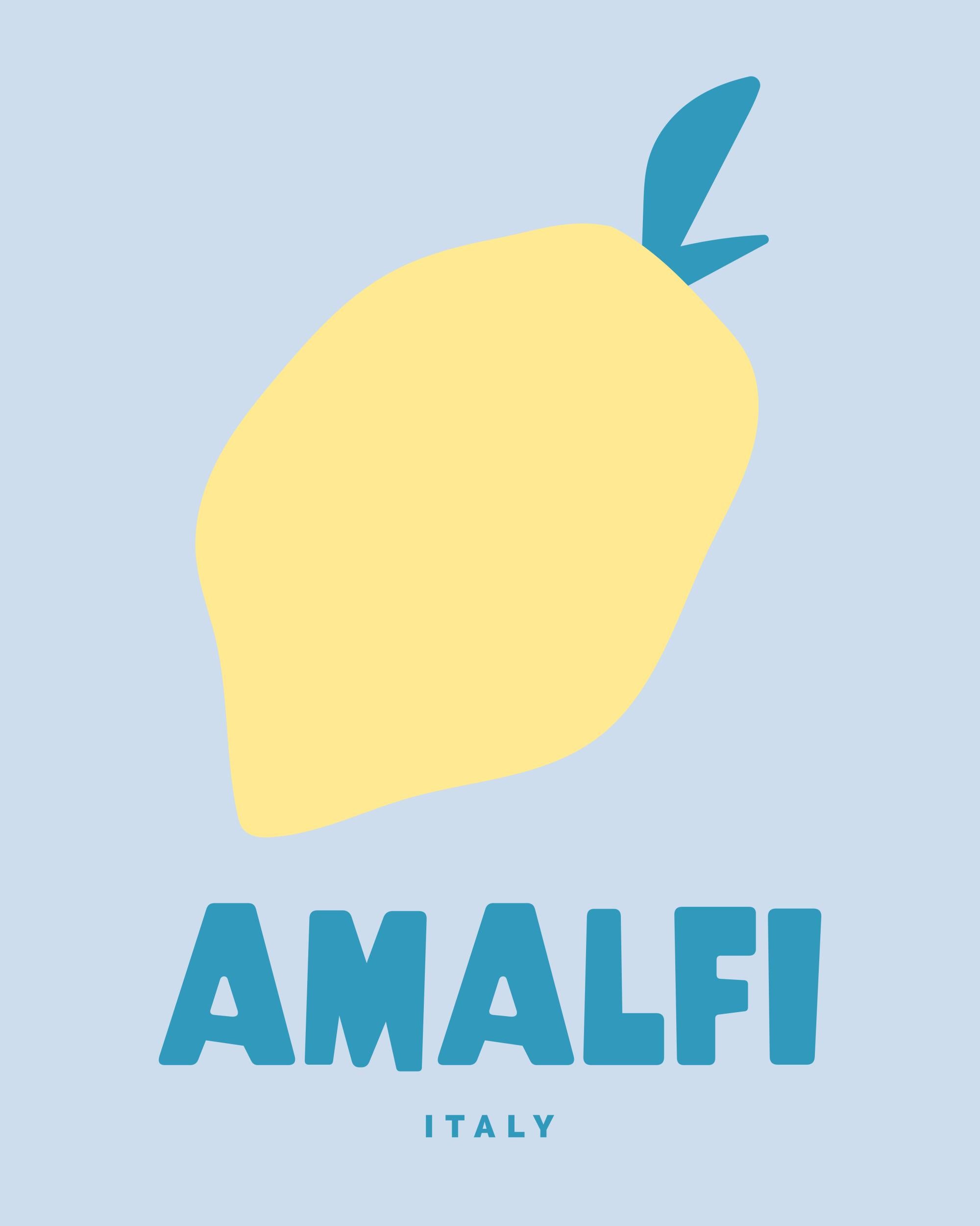 Graphic Amalfi Print