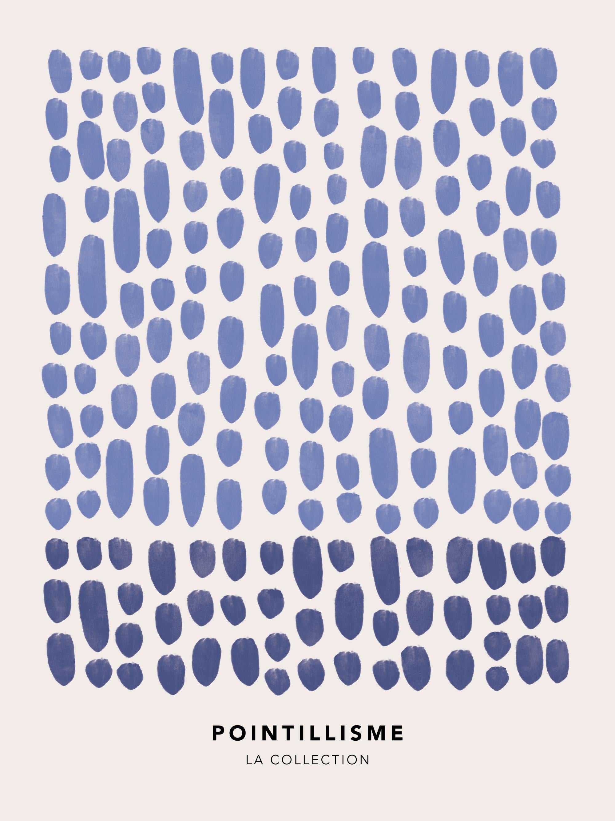 Dots in Blue No1 Print