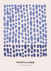 Dots in Blue No1 Print