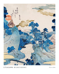 Utagawa Kuniyoshi - Fuji no Yukei Print