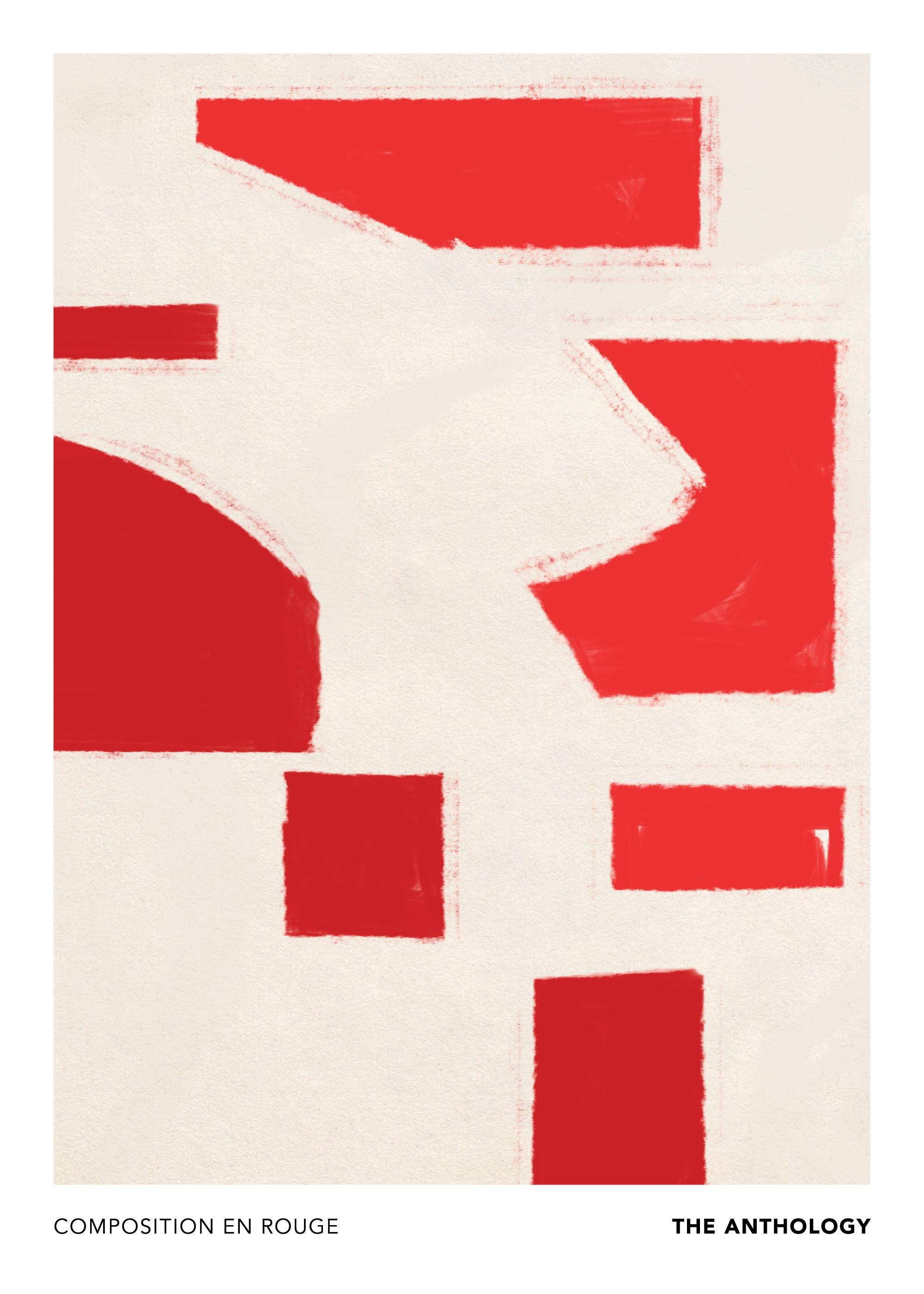 En Rouge No1 Print