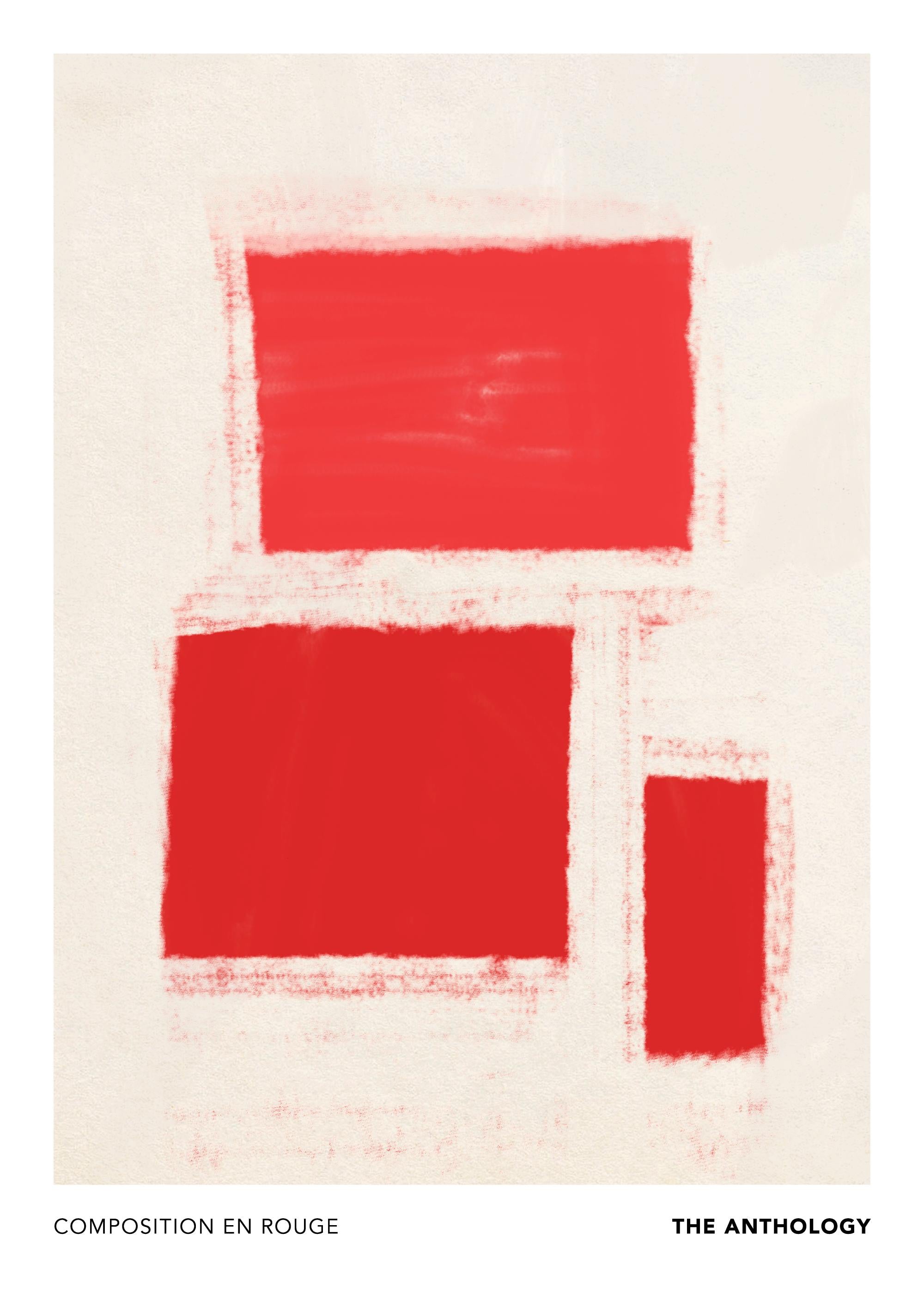 En Rouge No2 Print