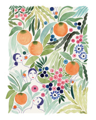 La Poire - Fruit Friends Print