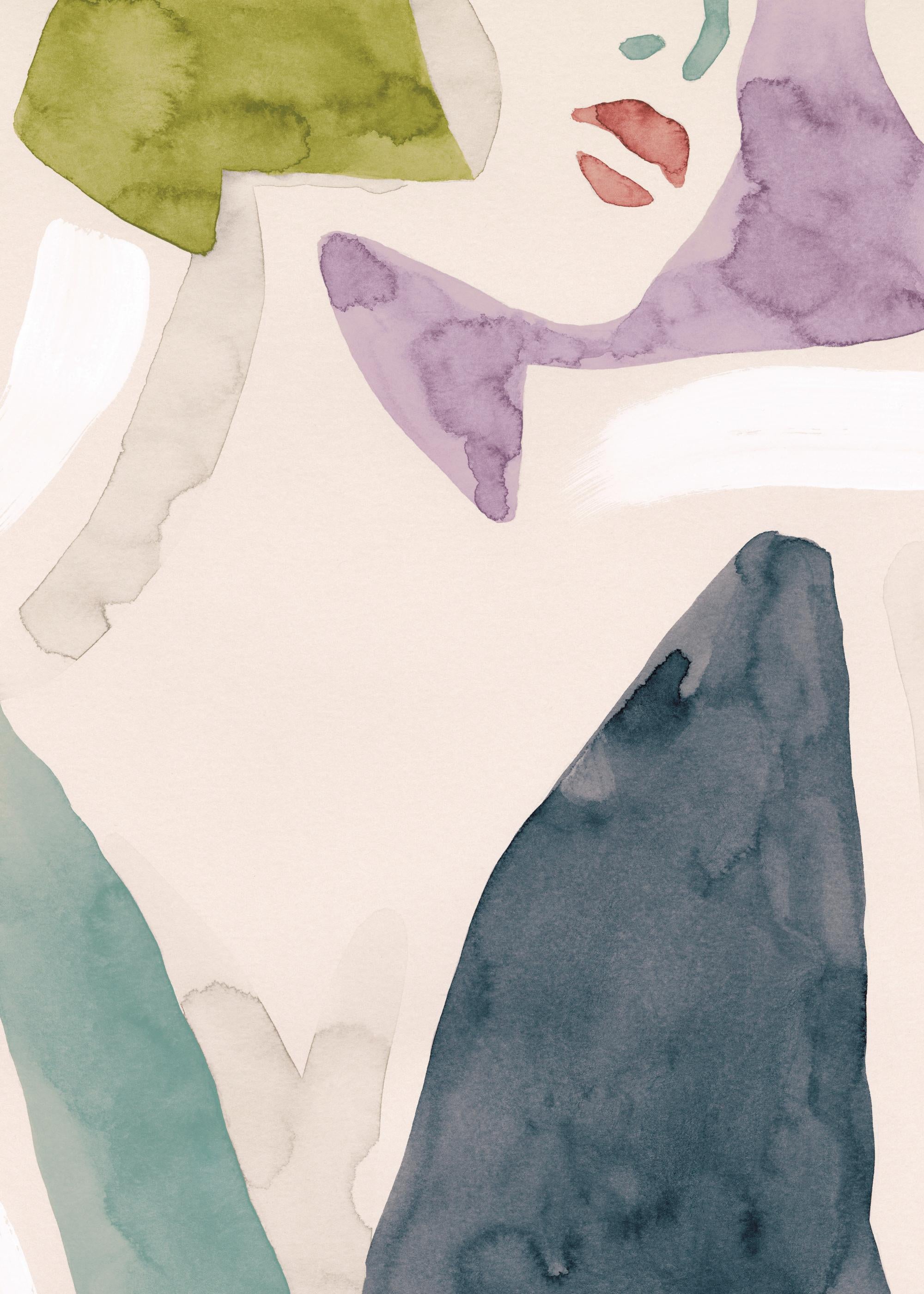 Lady in Aquarelle No2 Print
