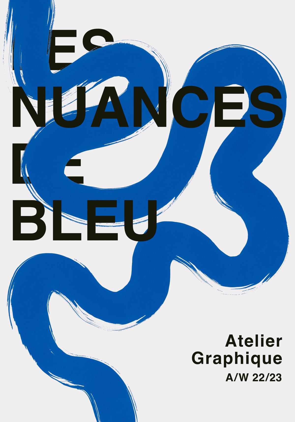 Les Nuances de Bleu Print