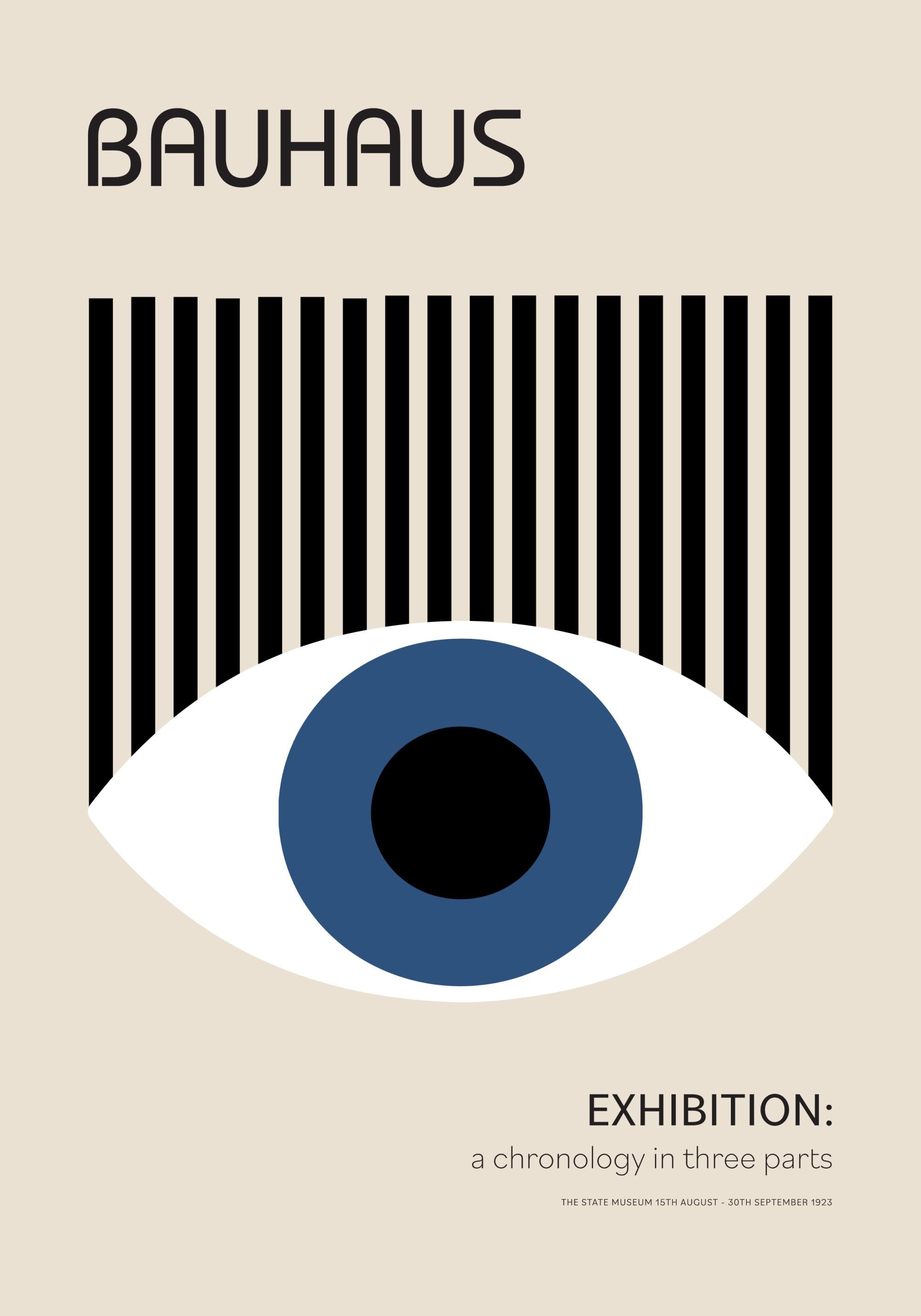 Bauhaus Eye Print