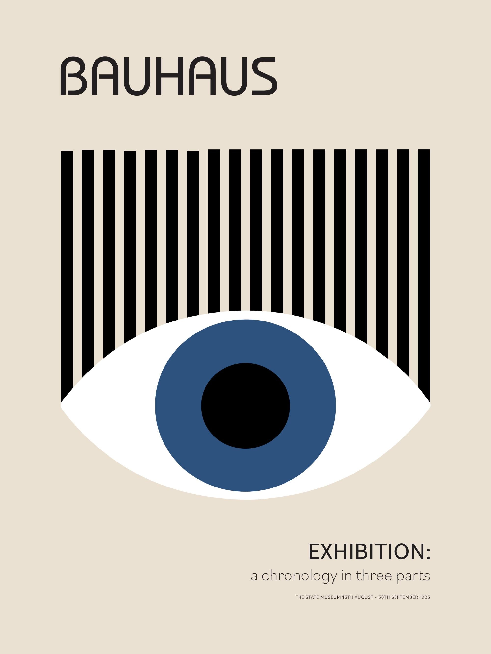 Bauhaus Eye Print