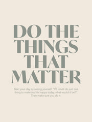 Things That Matter Print