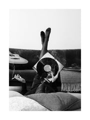 Smoky Vinyl Record Print
