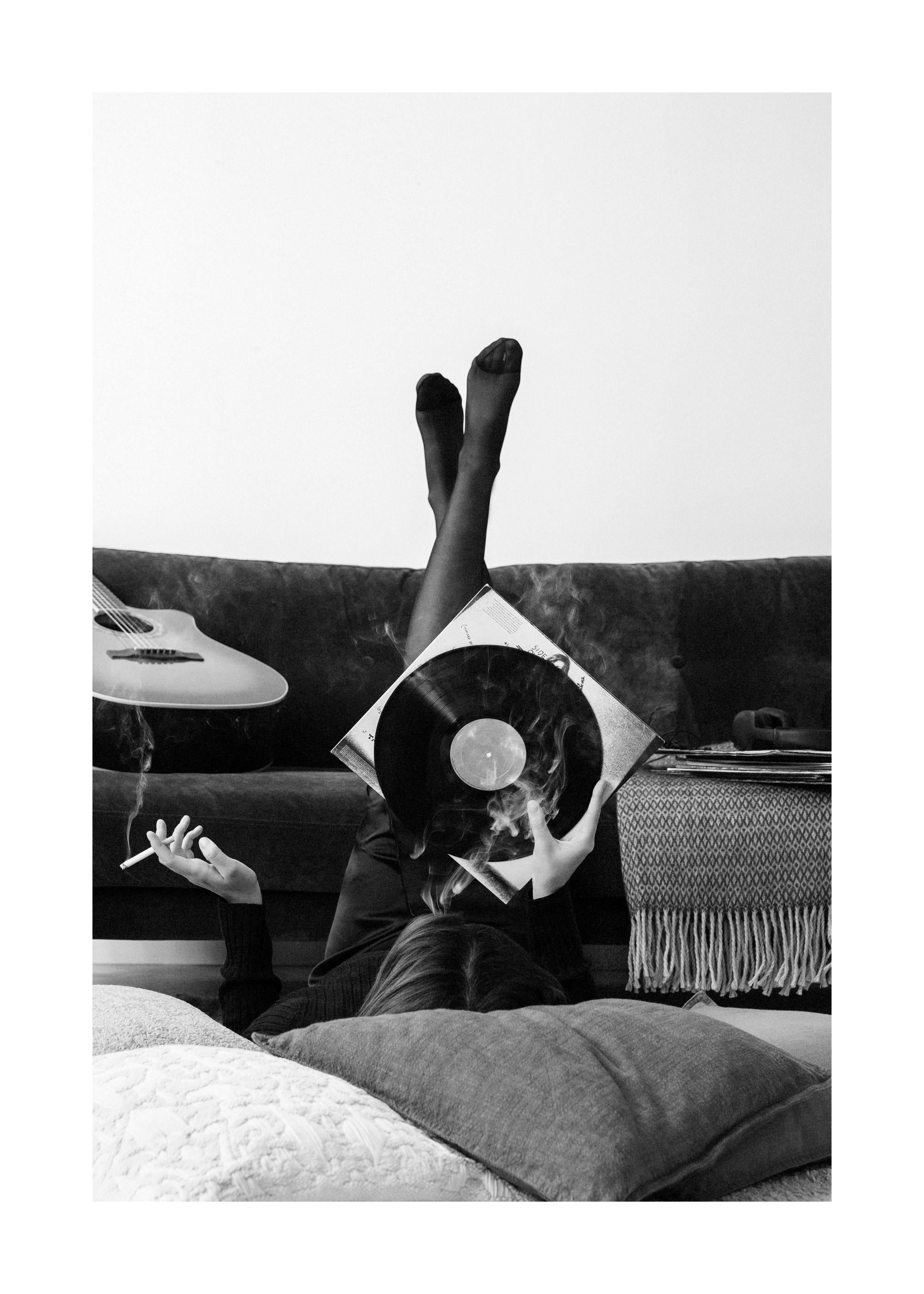 Smoky Vinyl Record Print