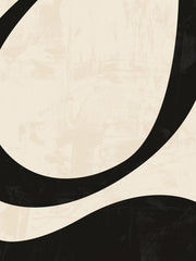 Black and Beige Centerpiece No2 Print