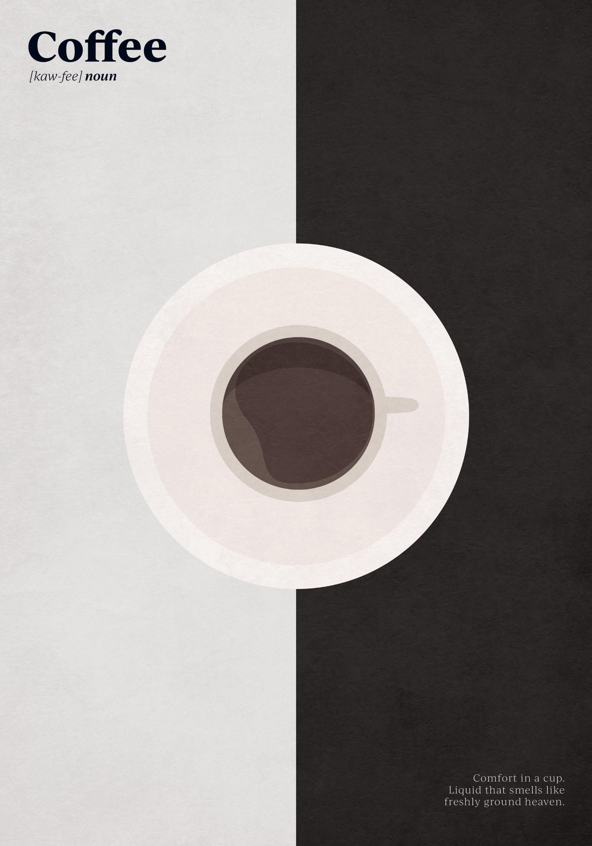 Graphical Coffee Print