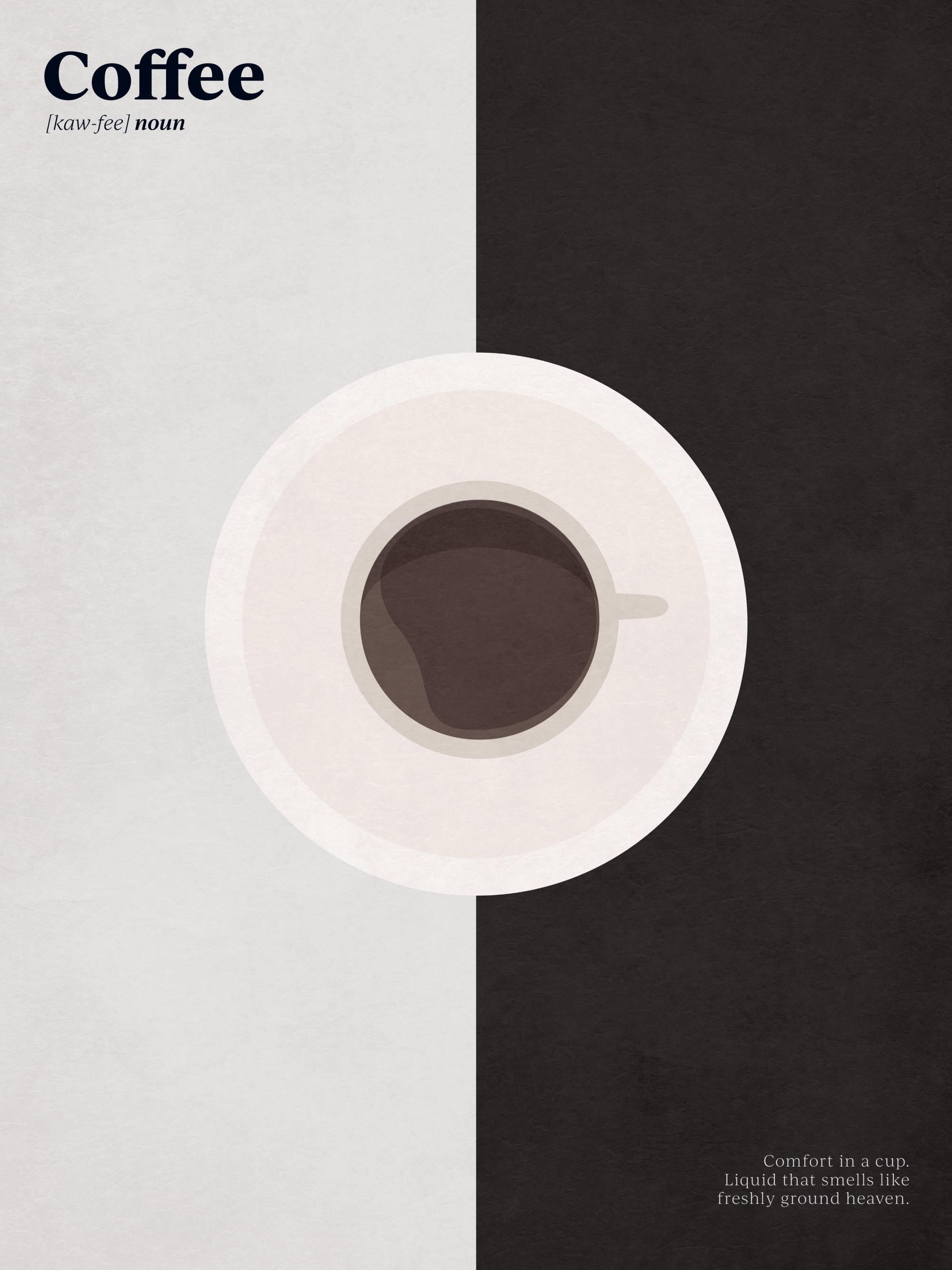 Graphical Coffee Print
