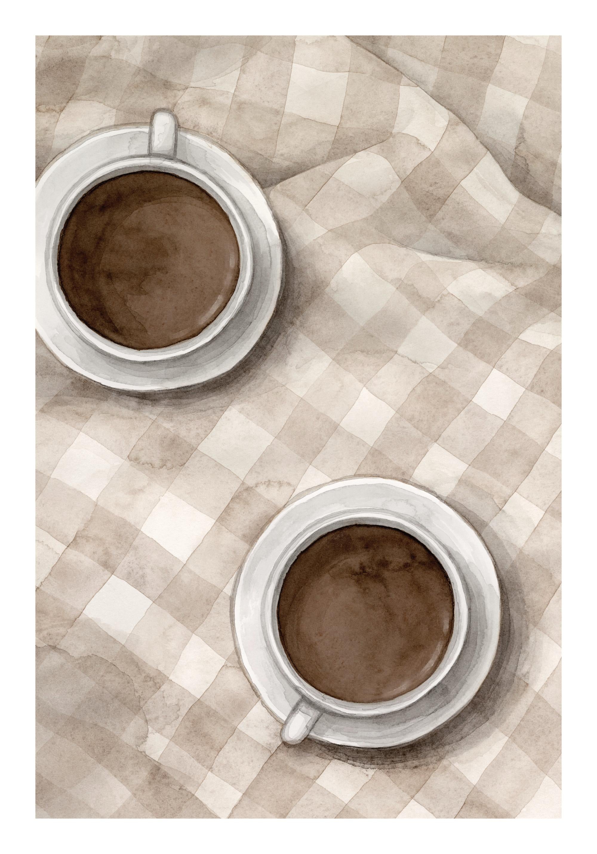 Cups of Coffee Print
