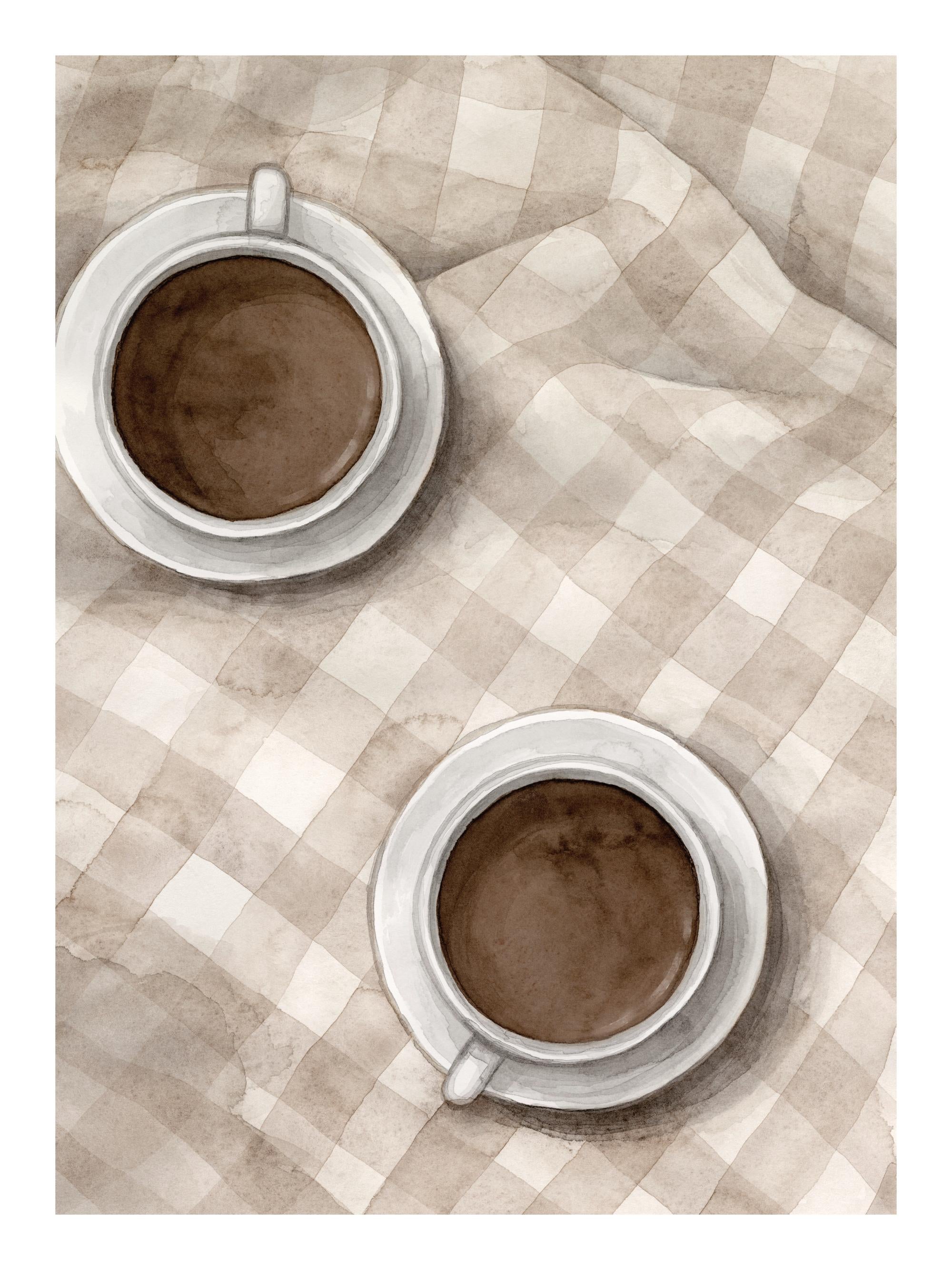 Cups of Coffee Print