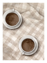 Cups of Coffee Print