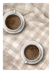 Cups of Coffee Print