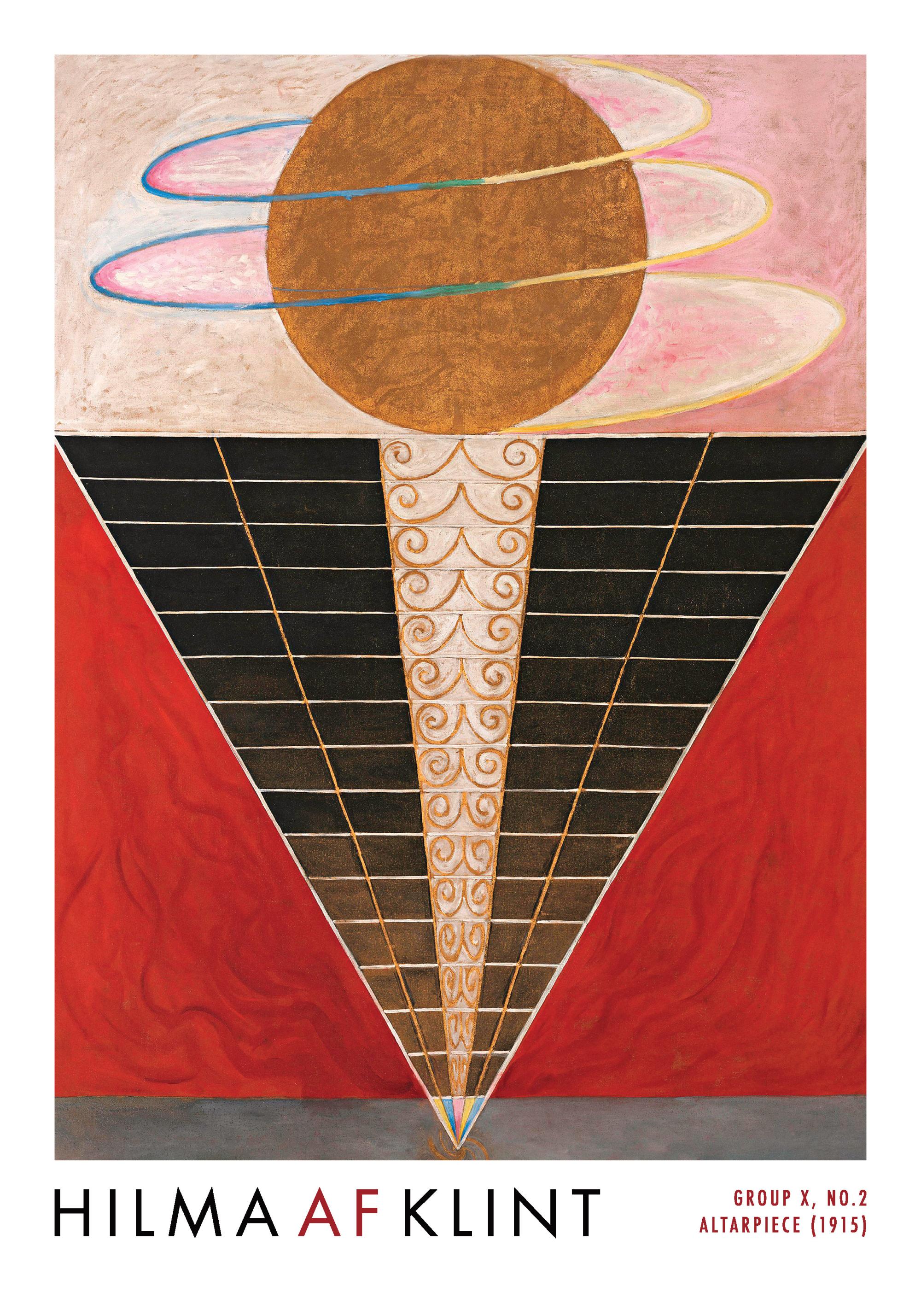 Print - Group X, No.2, Altarpiece by Hilma af Klint