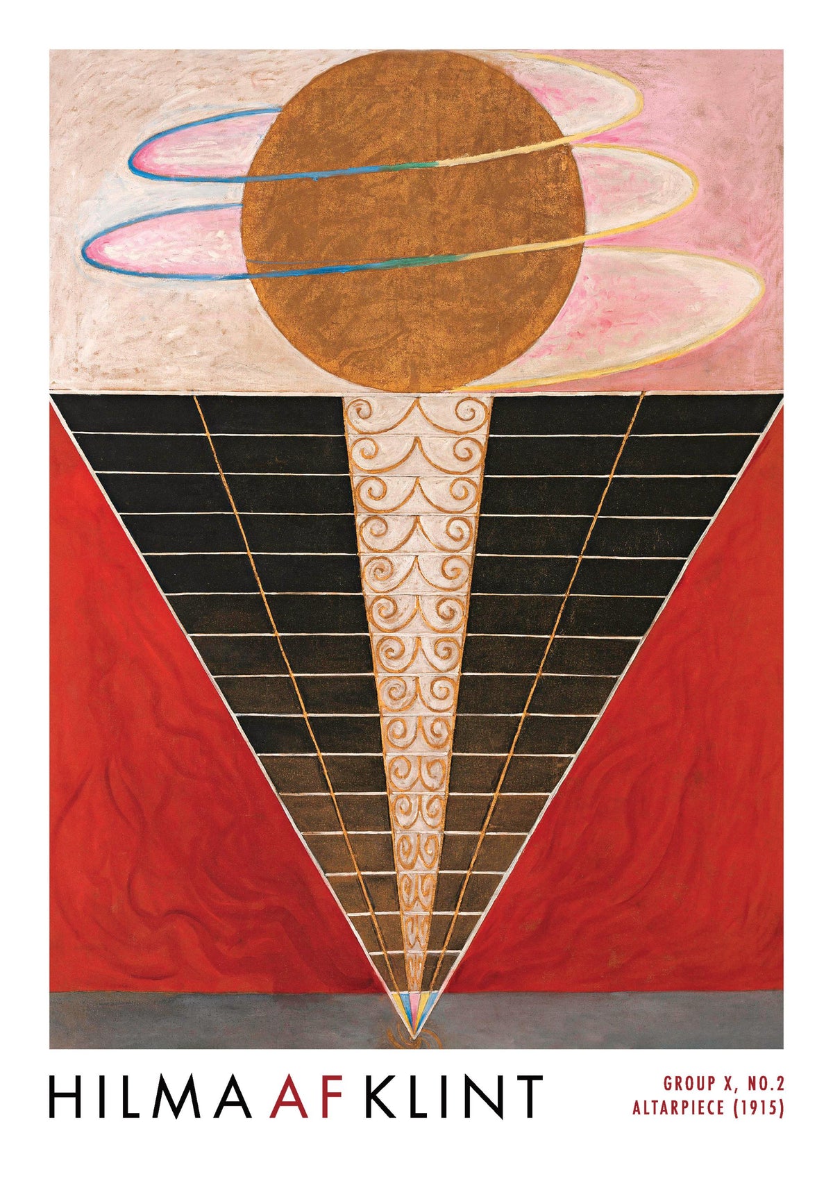 Print - Group X, No.2, Altarpiece by Hilma af Klint