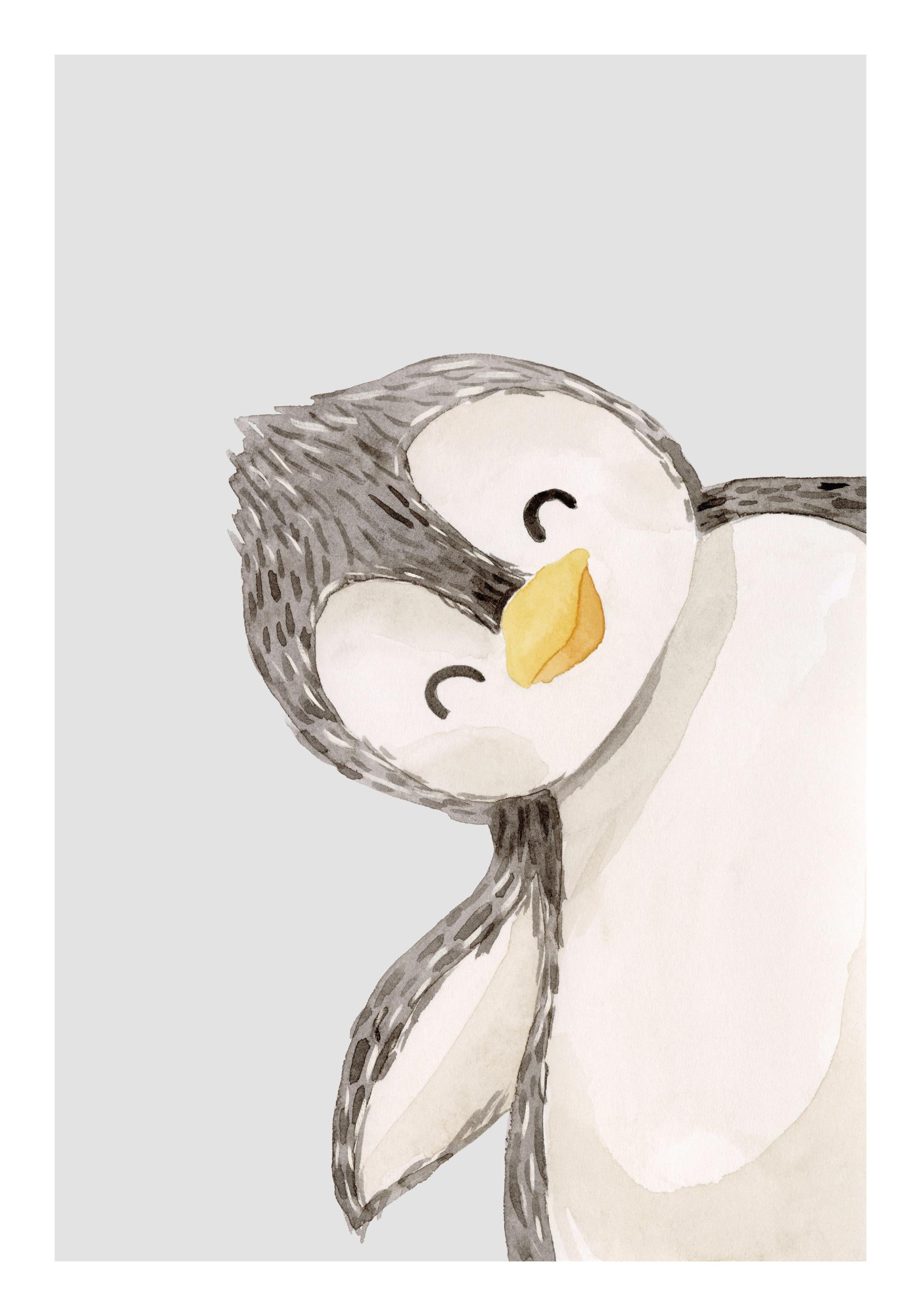Playful Penguin Print