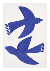 Bluebirds Fly Print
