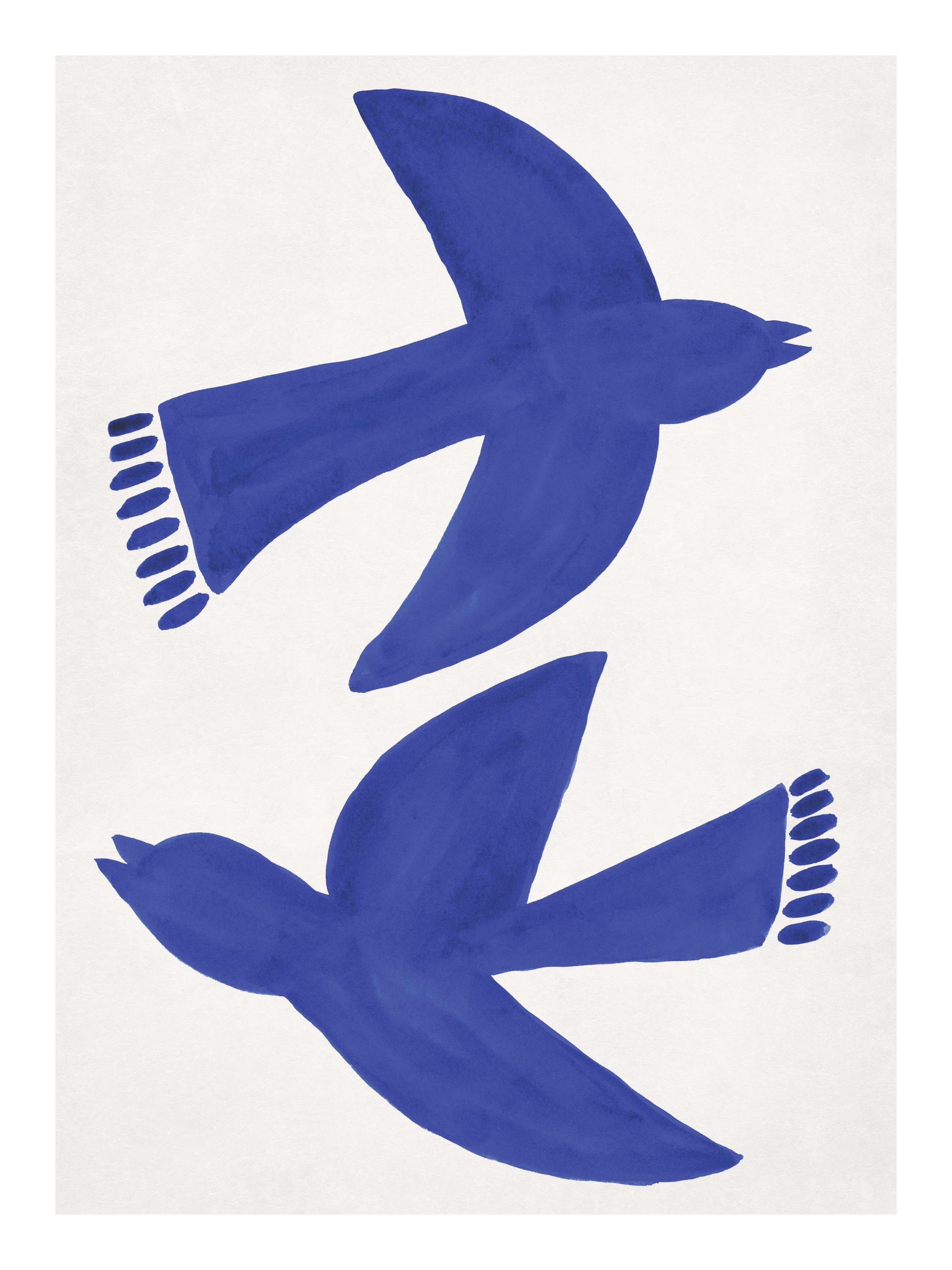 Bluebirds Fly Print