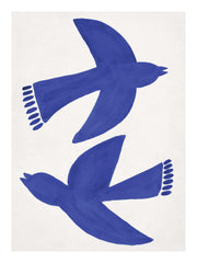 Bluebirds Fly Print