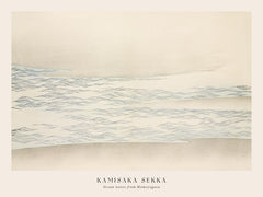 Kamisaka Sekka - Ocean Waves From Momoyogusa Print