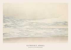 Kamisaka Sekka - Ocean Waves From Momoyogusa Print
