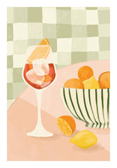 Citrus and Drinks Print