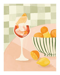 Citrus and Drinks Print