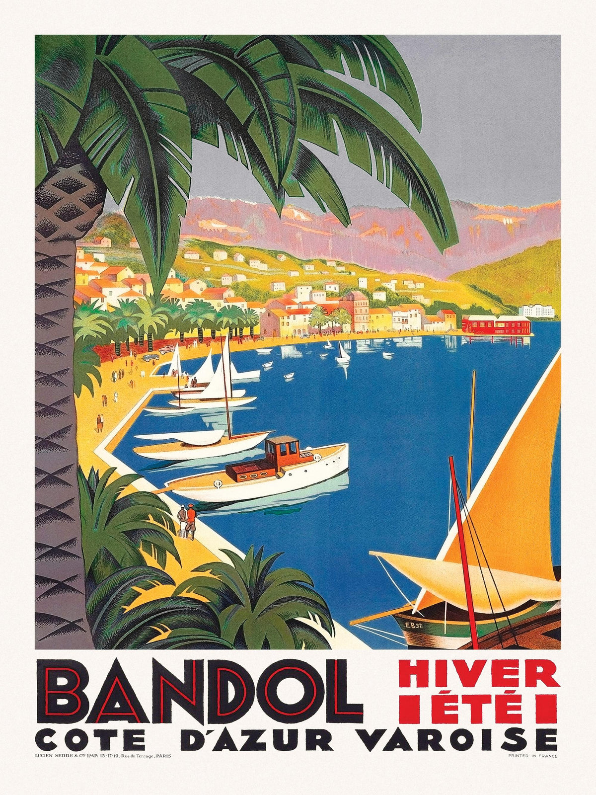 Bandol Vintage Print