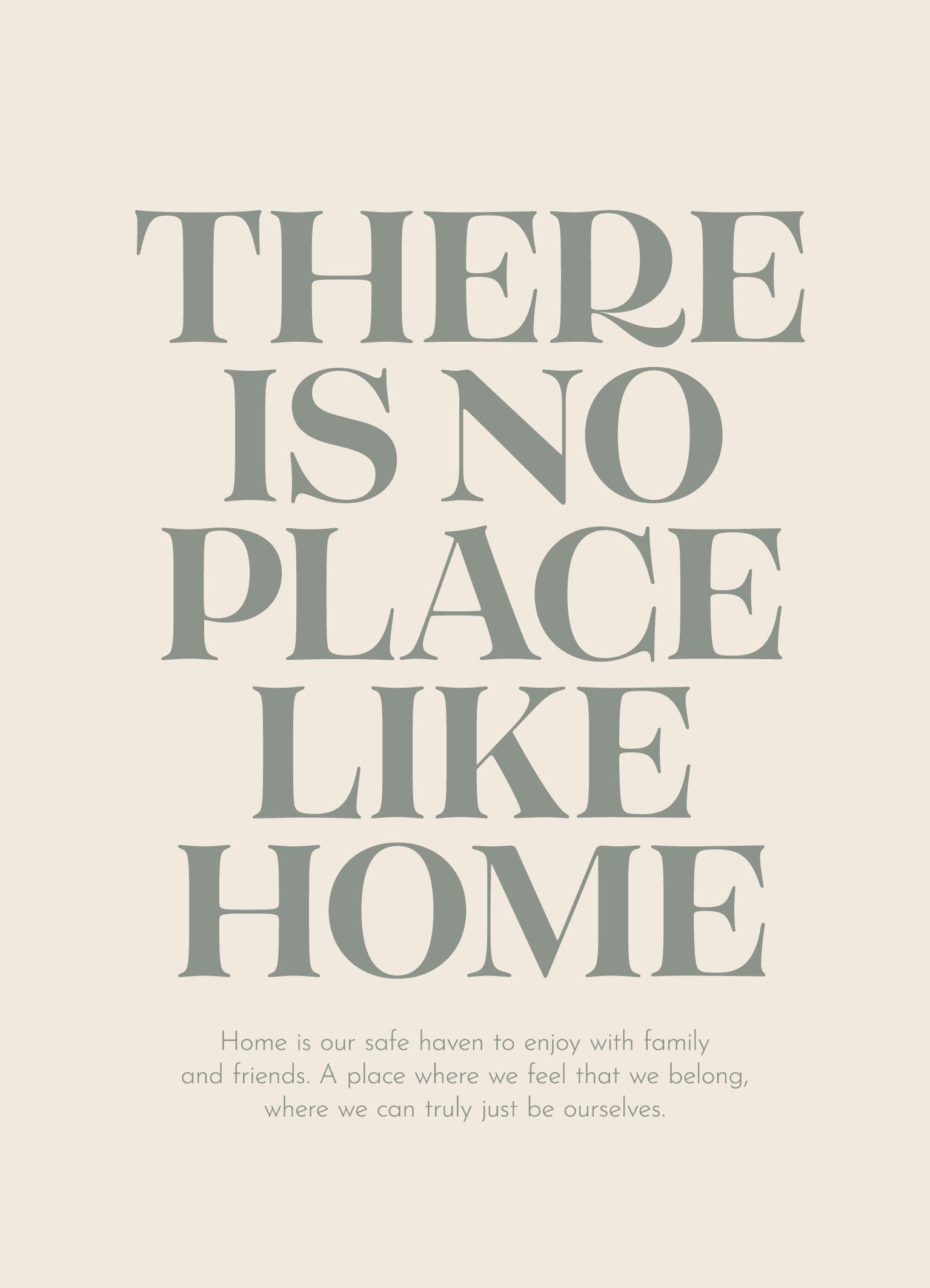 No Place Like Home Print