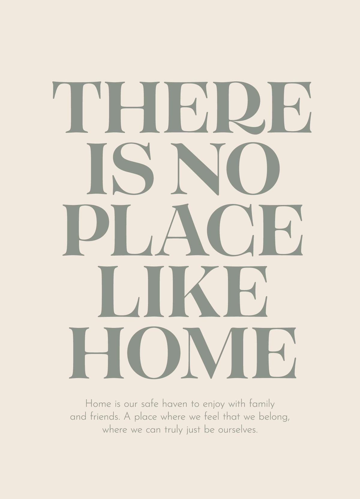 No Place Like Home Print