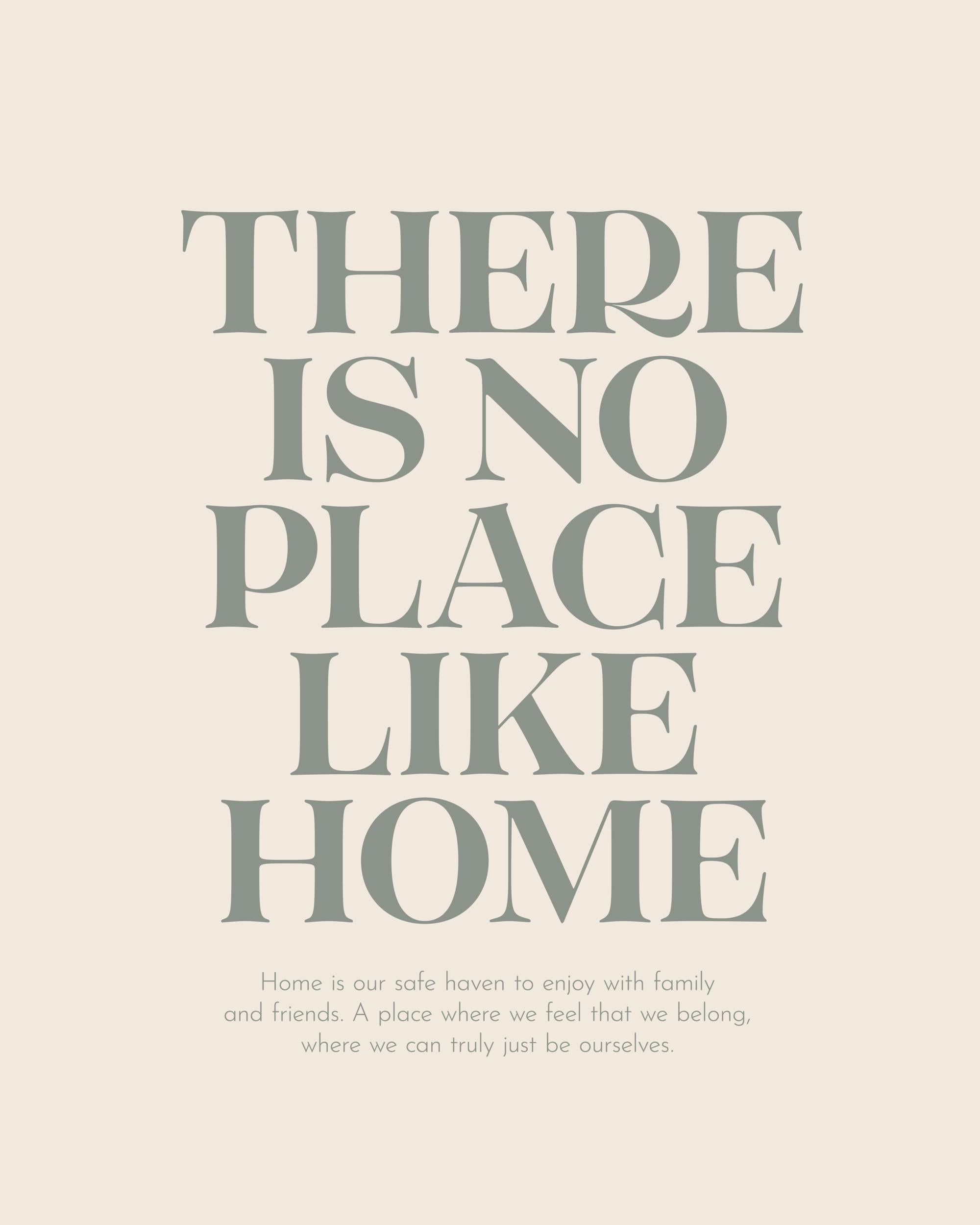 No Place Like Home Print