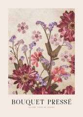 Vintage Pressed Bouquet Print