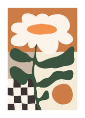 Retro Flower Print