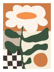 Retro Flower Print