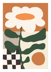 Retro Flower Print