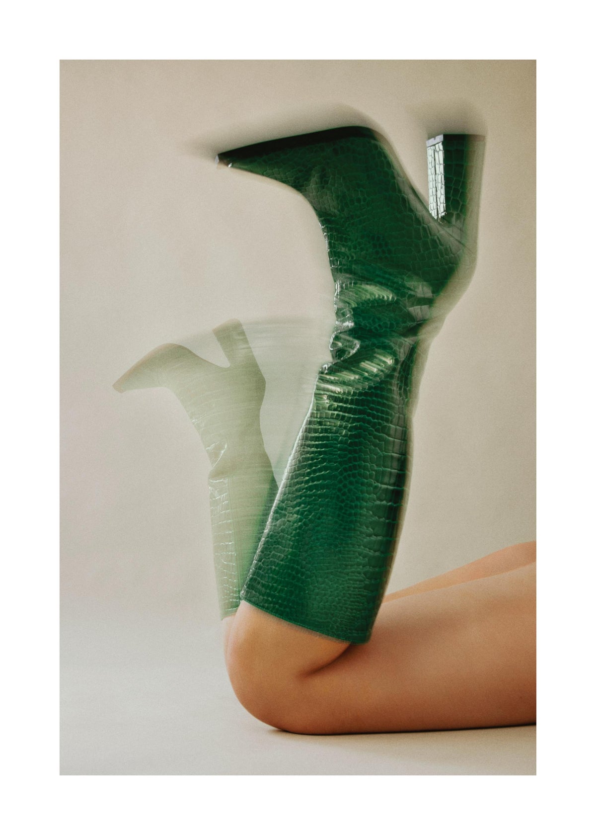 Green Boots Print