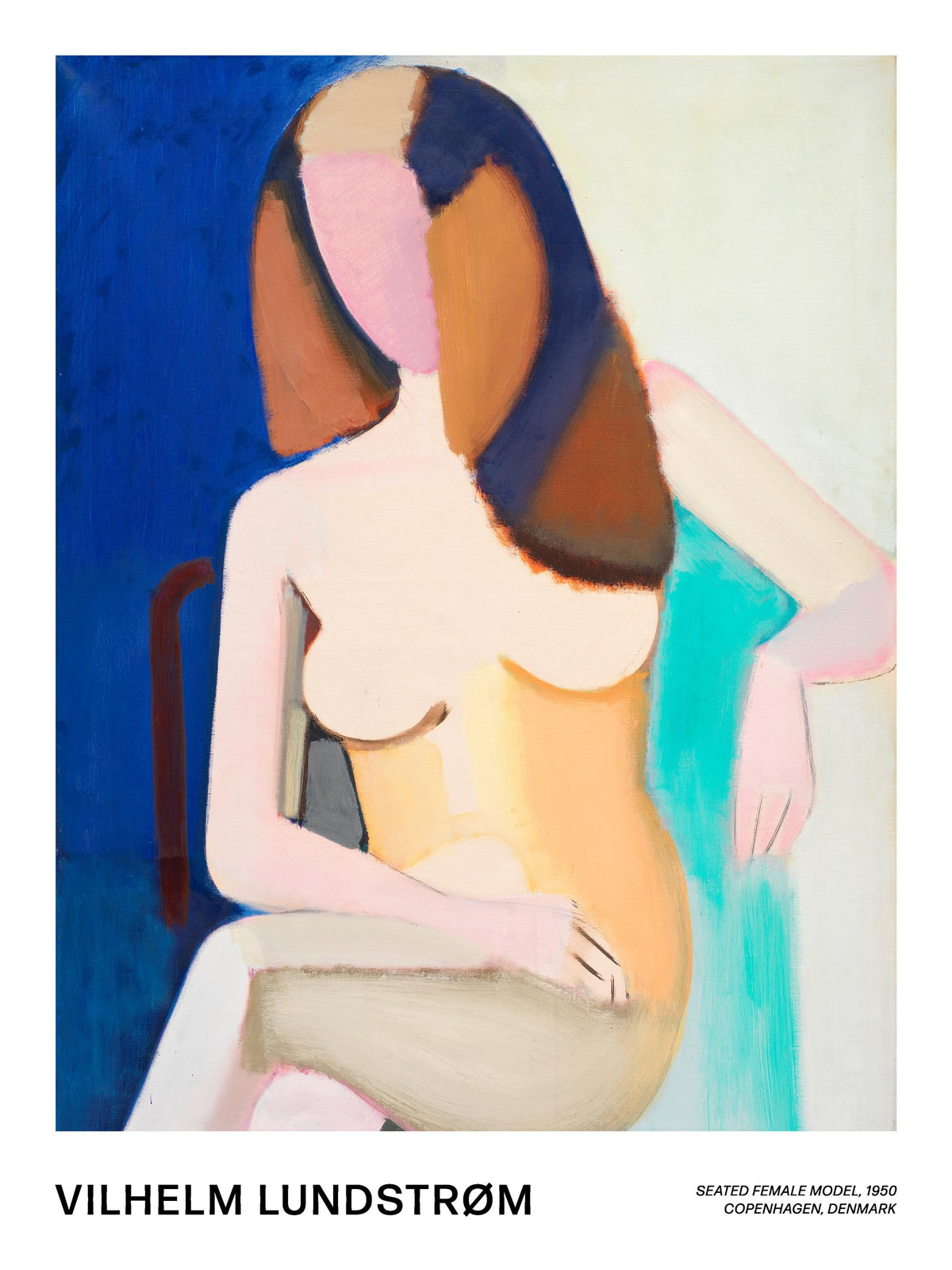 Vilhelm Lundstrøm - Seated Female Model Print