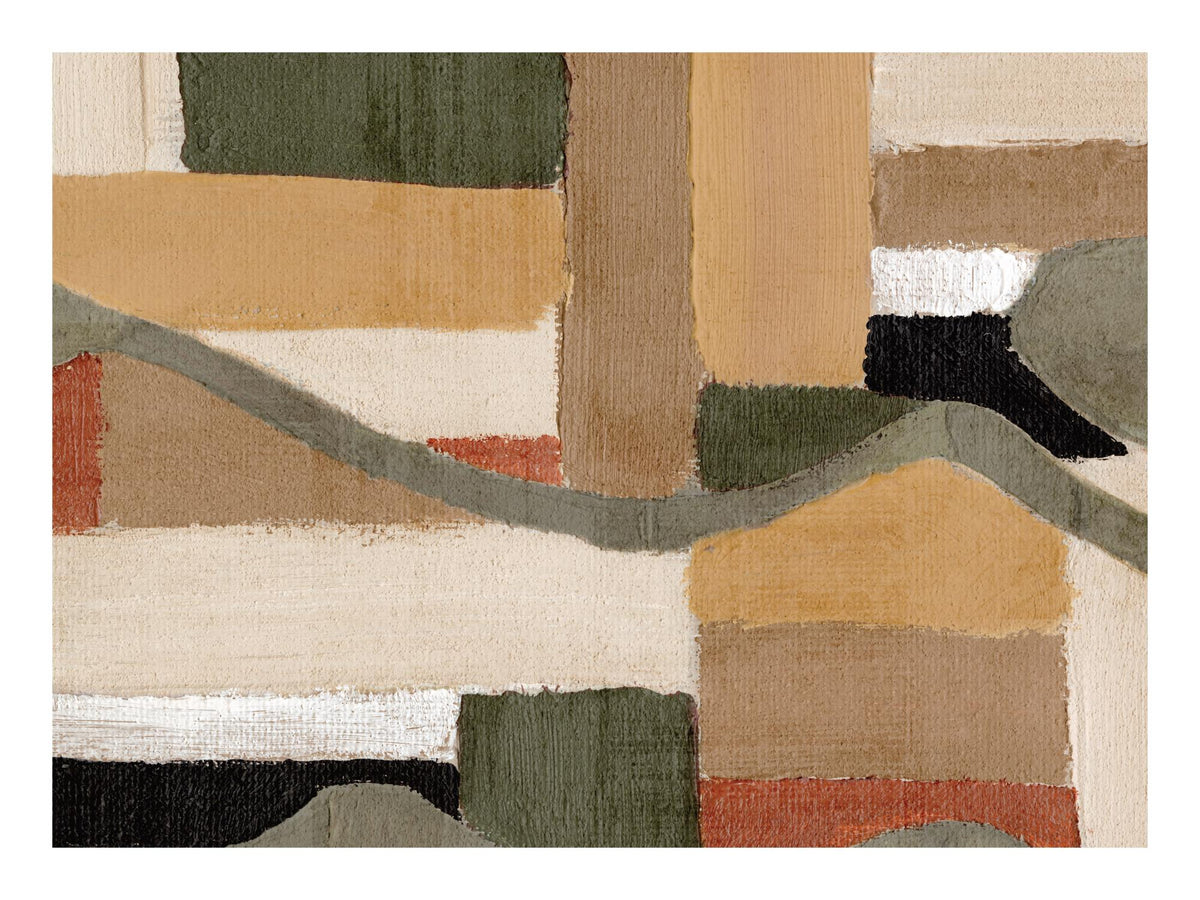 Painted Shapes No2 Print