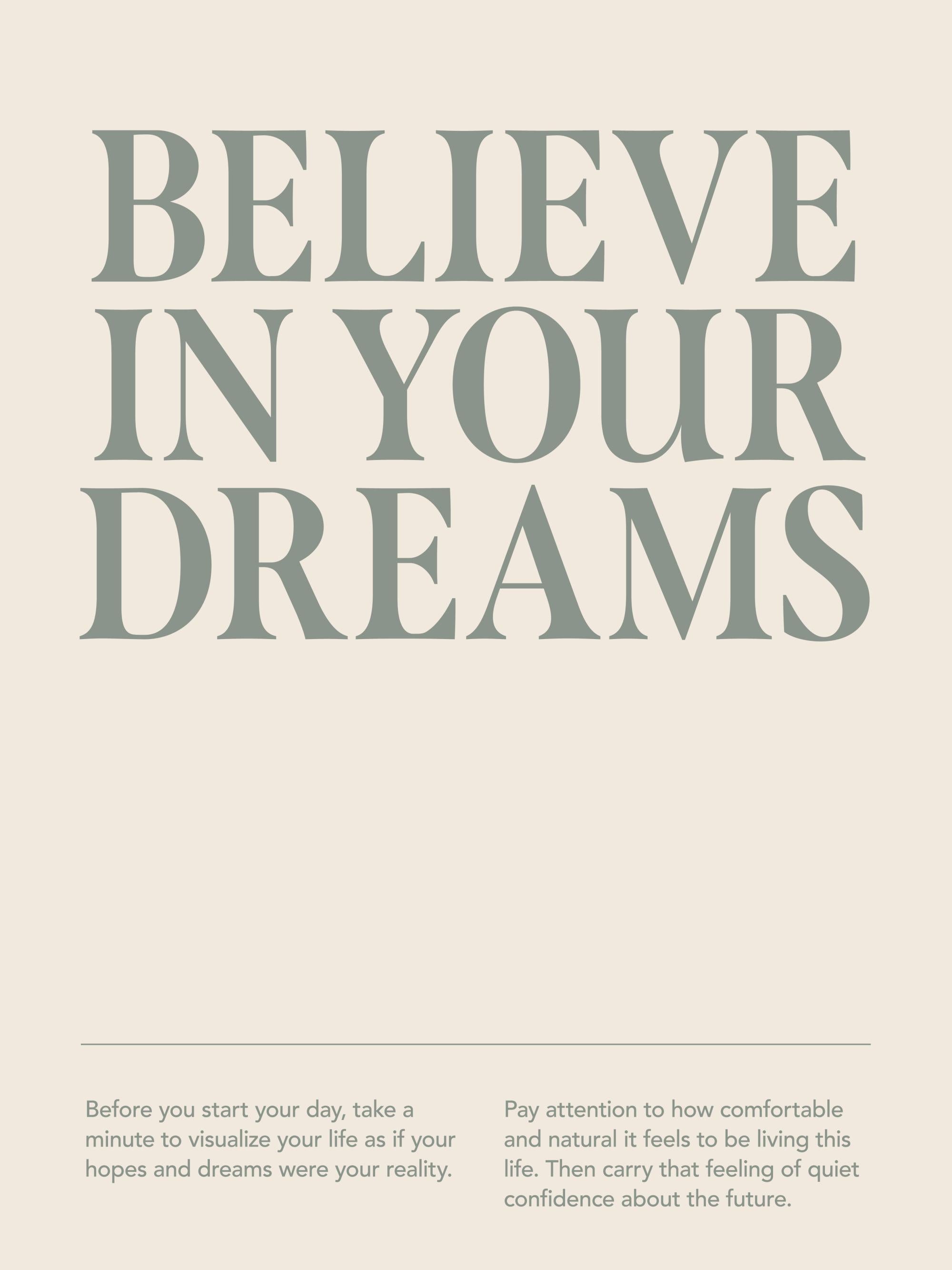Believe In Your Dreams Print