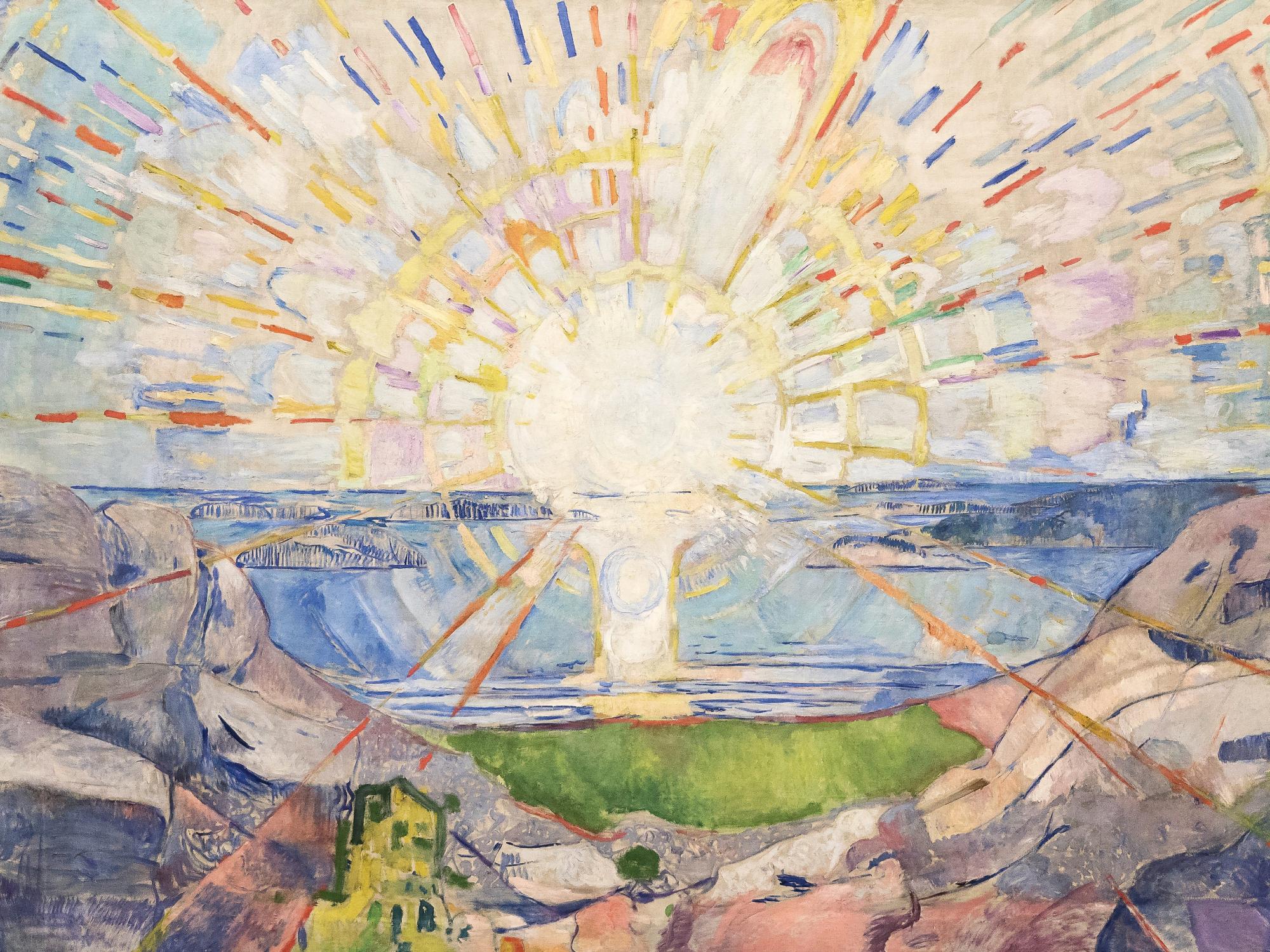 Edvard Munch - Solenintro Print
